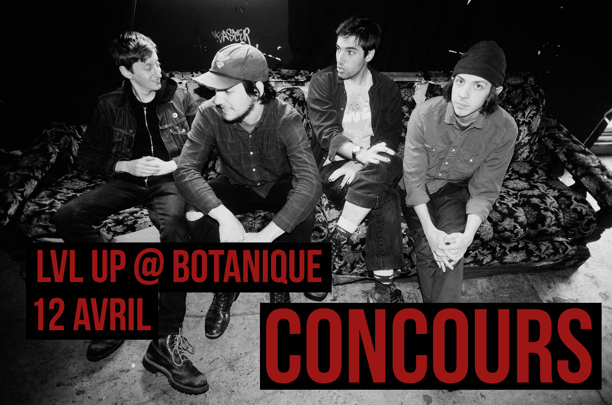 (CONCOURS) LVL UP @ Botanique (12.04)
