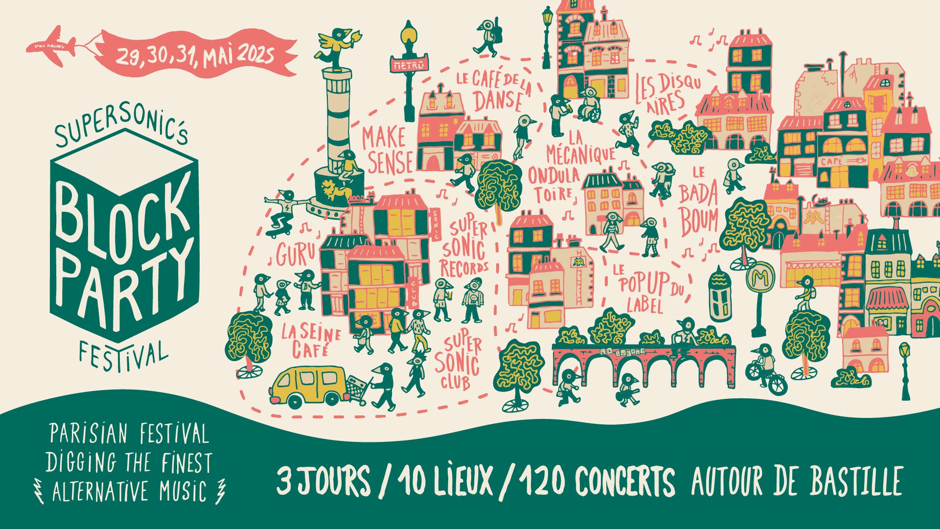 Supersonic’s BLOCK PARTY Festival / Quartier Bastille